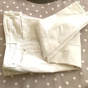 NYDJ - Jeans, size 8 skinny ankle jeans in cream